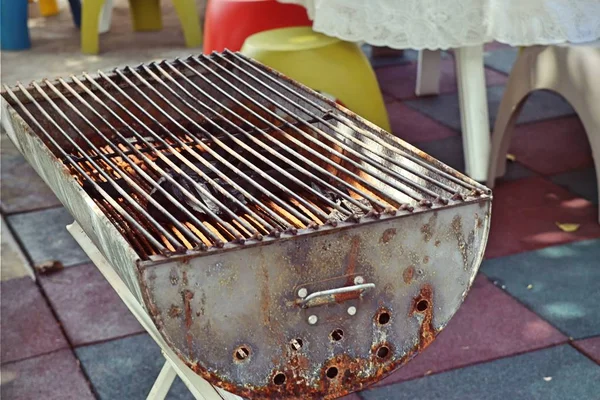 Charcoal grill for partry — Stock Photo, Image