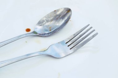 kaşık ve çatal partry içinde