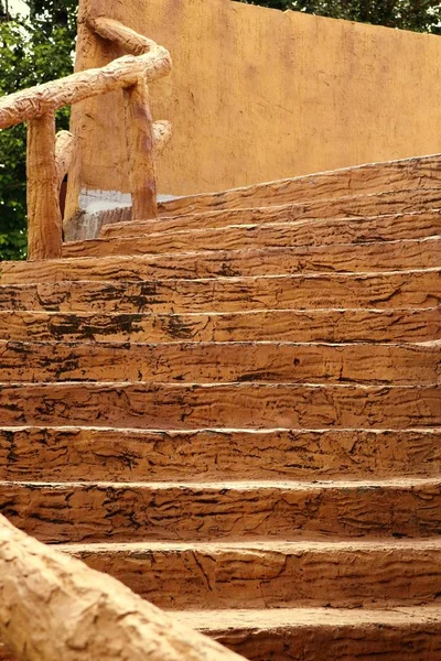 Staircase made of cement — Stock Photo, Image