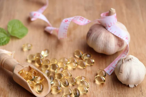 capsules of garlic oil