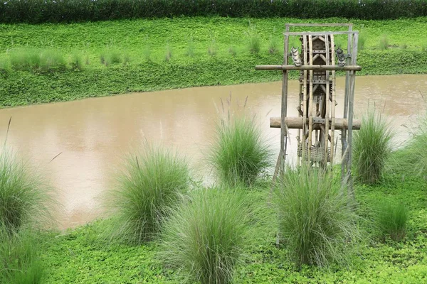 Canal in countryside Thailand — Stock Photo, Image