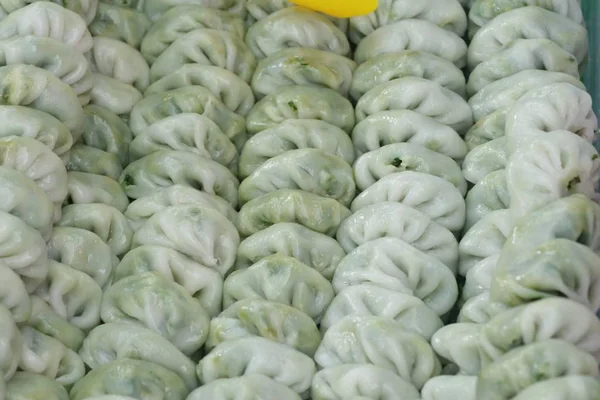 Fried garlic chives dumpling — Stock Photo, Image