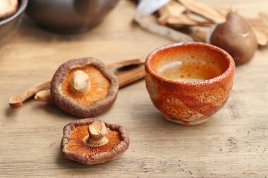 Ganoderma Lucidium sıcak çay