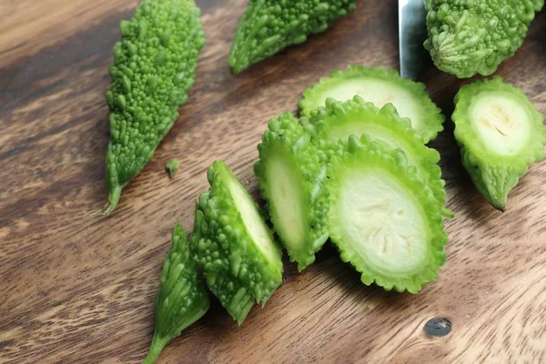Fresh green bitter melon — Stock Photo, Image