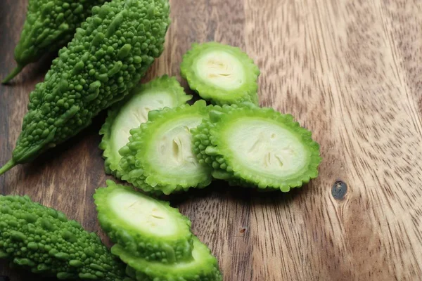 Fresh green bitter melon — Stock Photo, Image