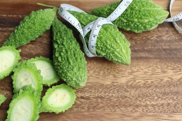 Fresh green bitter melon — Stock Photo, Image