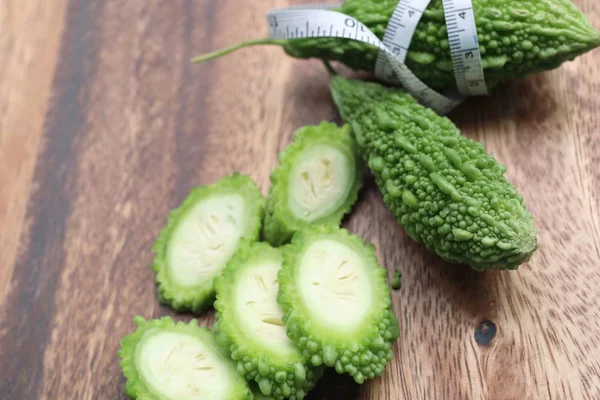 Fresh green bitter melon — Stock Photo, Image