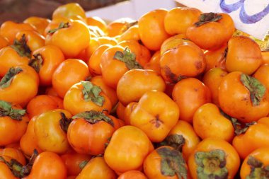 Trabzon hurması sokak gıda