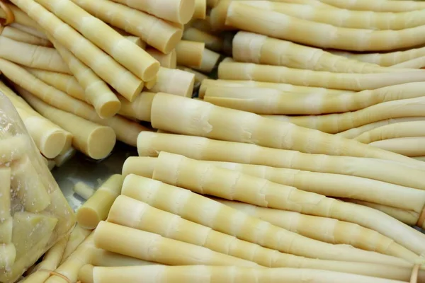 Bamboo shoot på gata mat — Stockfoto