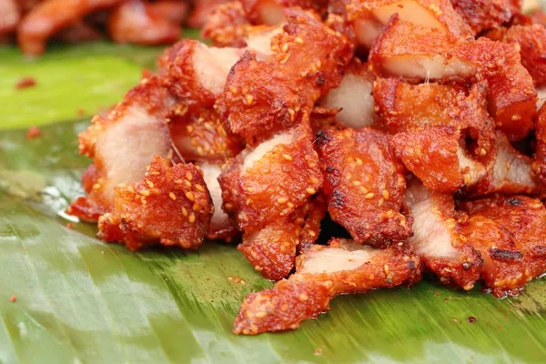 stock image fried pork at street food