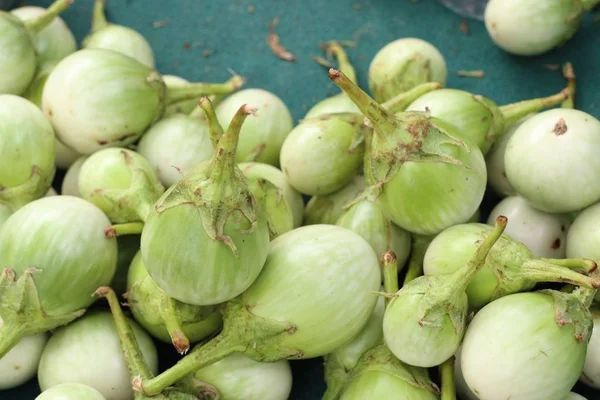 Eggplant at the market — Stock Photo, Image