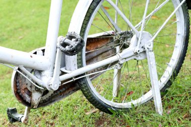 Beyaz Bisiklet bisiklet tekerleği