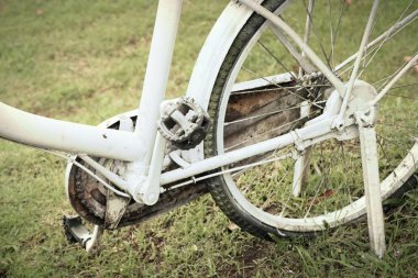 Beyaz Bisiklet bisiklet tekerleği