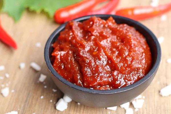 Kore kırmızı biber Sos