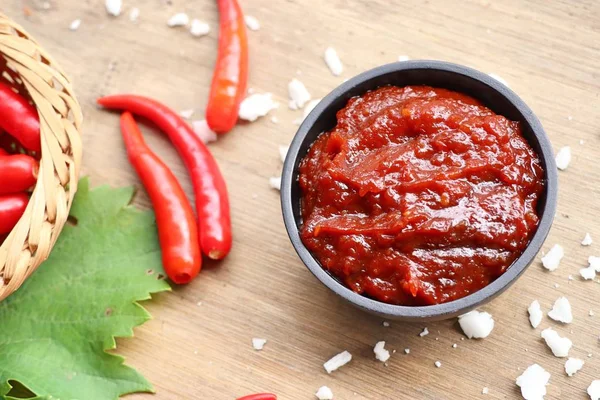 Kore kırmızı biber Sos