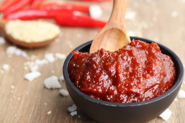 Kore kırmızı biber Sos