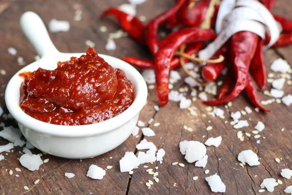 Kore kırmızı biber Sos