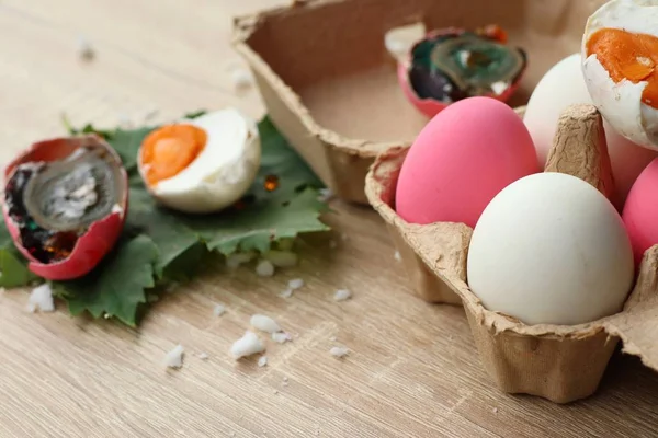 Salted egg and preserved egg