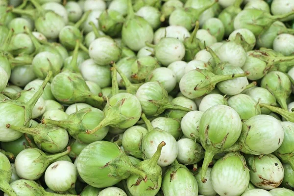 Eggplant in the market — Stock Photo, Image