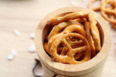 Bira ile tuzlu kraker