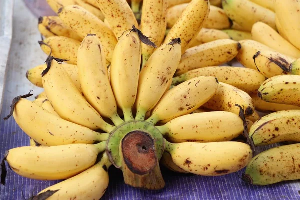 Banan på gata mat — Stockfoto