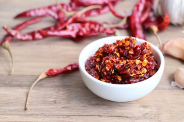 biber salça sarımsak ile