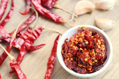 biber salça sarımsak ile