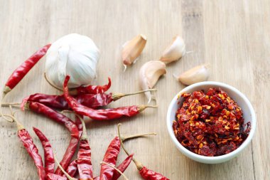 biber salça sarımsak ile