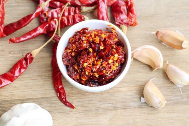 biber salça sarımsak ile