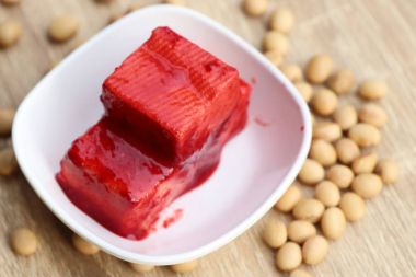 Tofu red with bean clipart