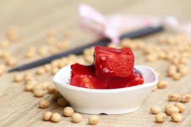 Soya fasulyesi ile kırmızı