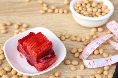 Soya fasulyesi ile kırmızı