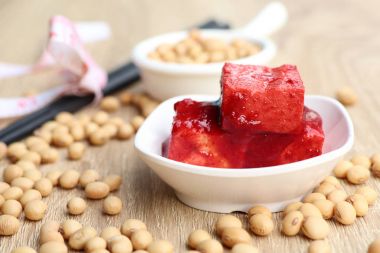 Soya fasulyesi ile kırmızı