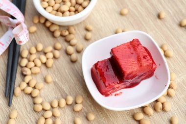 Soya fasulyesi ile kırmızı