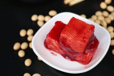 Soya fasulyesi ile kırmızı