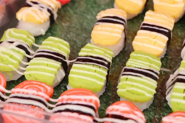 Sushi at street food — Stock Photo, Image