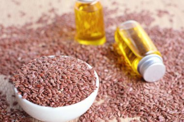 Keten tohumu yağı ile