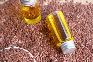 Keten tohumu yağı ile