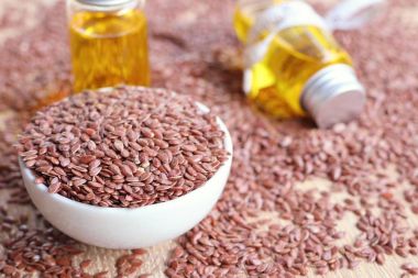 Keten tohumu yağı ile