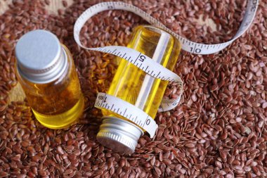 Keten tohumu yağı ile