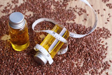 Keten tohumu yağı ile