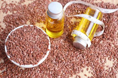 Keten tohumu yağı ile