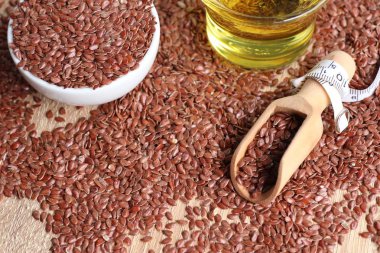 Keten tohumu yağı ile