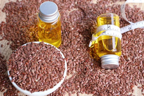 Keten tohumu yağı ile