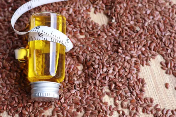 Keten tohumu yağı ile