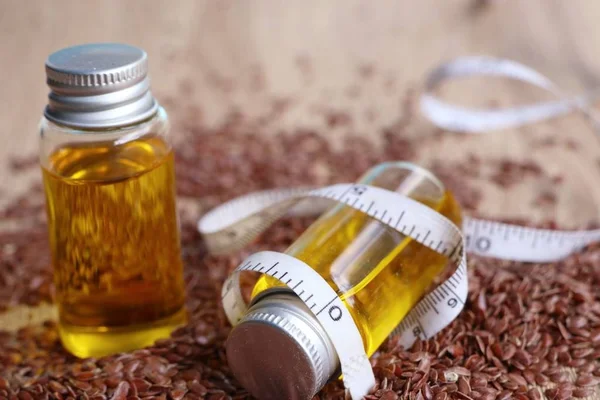 Keten tohumu yağı ile