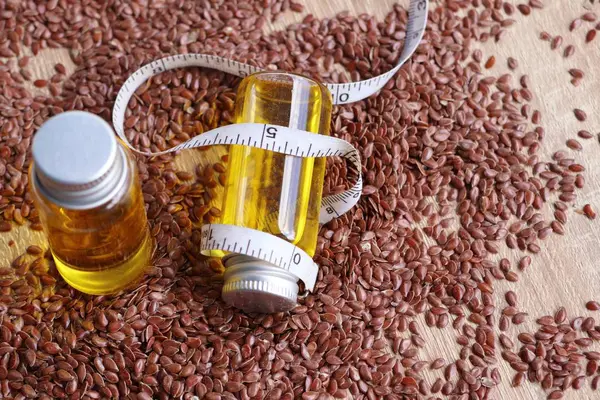 Keten tohumu yağı ile