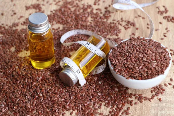 Keten tohumu yağı ile