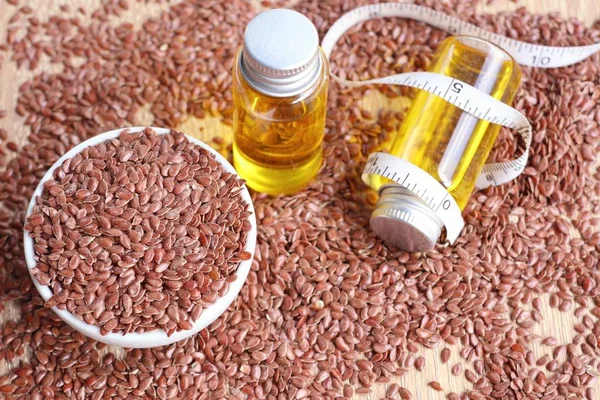 Keten tohumu yağı ile