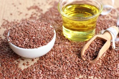 Keten tohumu yağı ile